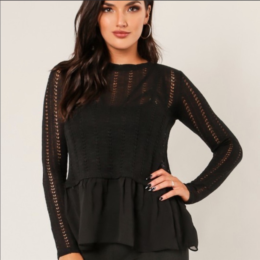 Wow Coutoure pointelle stich chiffon